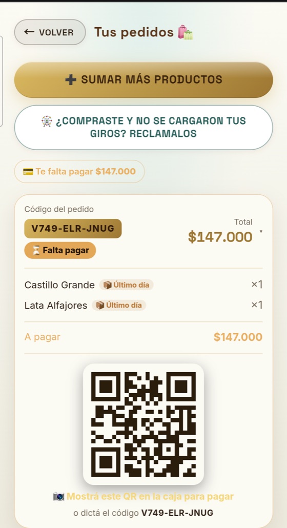 Tus pedidos: estado, saldo y QR siempre a mano