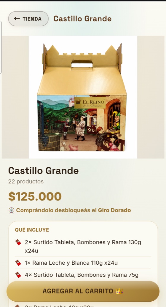 Detalle del Castillo Grande con qué incluye